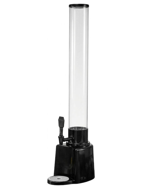 Cheffinger Drinks Dispenser 3l Tap Translucent Tank Black Transparent