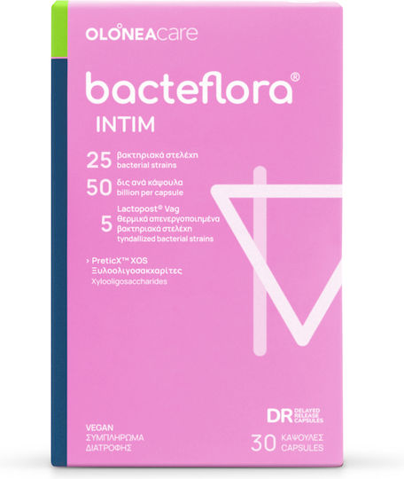 Olonea BacteFlora Intim Συμπλήρωμα με Προβιοτικά & Πρεβιοτικά 30 φυτικές κάψουλες