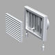 Vents Περσίδα Εξαερισμού 15x100cm Τετράγωνη με Σίτα