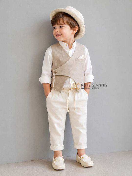 Guy Laroche Costum De Botez Bej