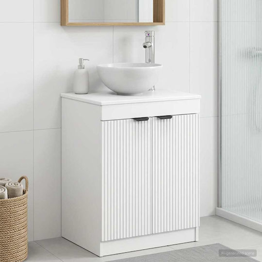vidaXL Panglică Fără Lavoar M54xA41xÎ70cm Alb