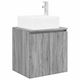 vidaXL Bathroom Vanity Unit with Sink L49.5xW41xH63cm Gray
