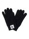 Black Knitted Gloves
