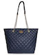 Damentasche Schulter Quilt Blau