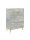 Büroaufbewahrungsschublade aus Holz Graues Beton 66x34,5x90cm