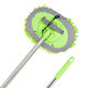Perie Telescopică Spălare Auto Relaxdays Verde Argintiu 160x19x26 Cm 2 În 1 Mâner Reglabil
