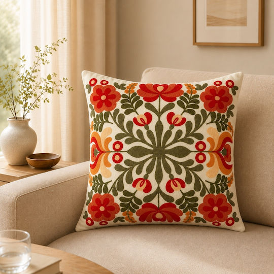 My Home Luxury Ecru Pillow Case 45x45 cm