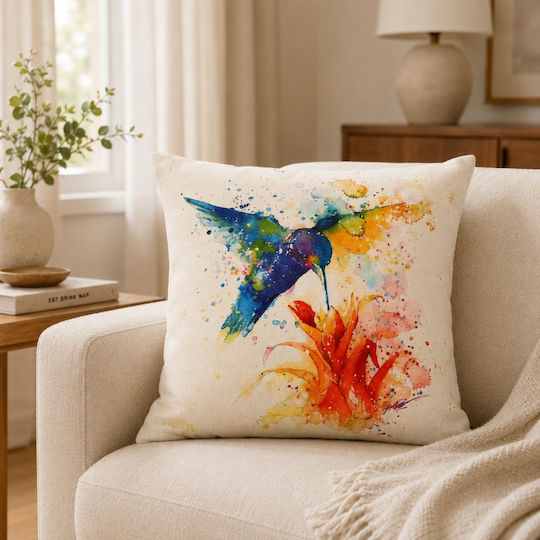My Home Luxury Decorative Pillow Case Ecru 45x45cm