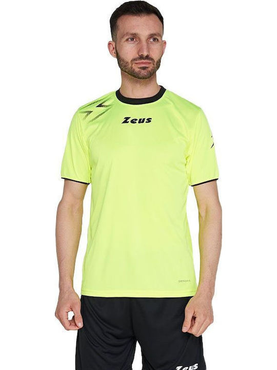 Zeus Mida Tricou Sport Fluorescent Galben/negru