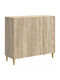 Wooden Sideboard Oak 89x34.5x80cm