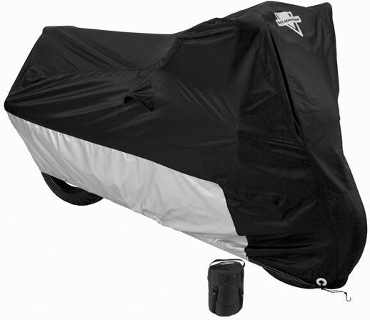 Nelson-rigg Waterproof Motorcycle Cover Defender Deluxe Cover Black 125" 317.5 Cm Length X 66" 167.6 Cm Height X 44" 111.8 Cm Width