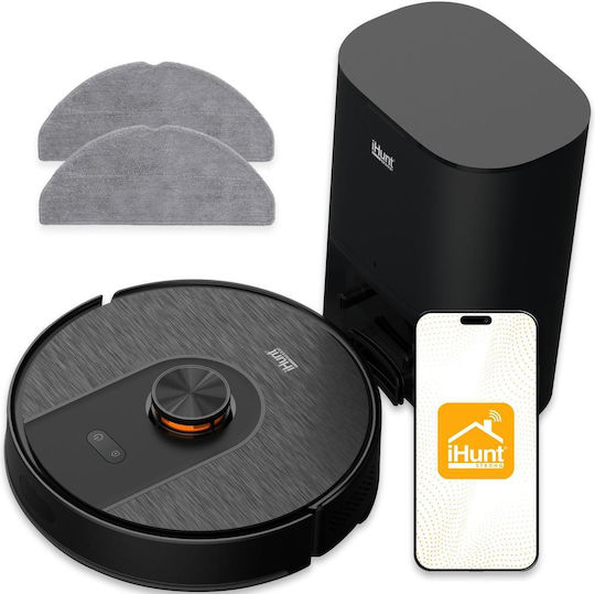 iHunt BRO Robo Clean V6 Robot Vacuum Cleaner with Laser Mapping & 5000Pa Suction Power Black