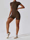 Women's One-piece Shorts Black Coffee