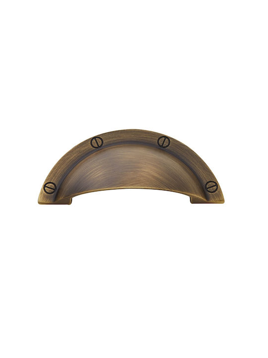Zogometal Möbelgriffe Antik Bronze 36 Bündiger Griff 64mm