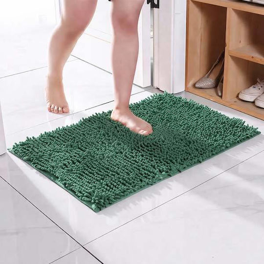 SpitiBazaar Πατάκι Μπάνιου SD-3979 Πράσινο 40x60εκ.