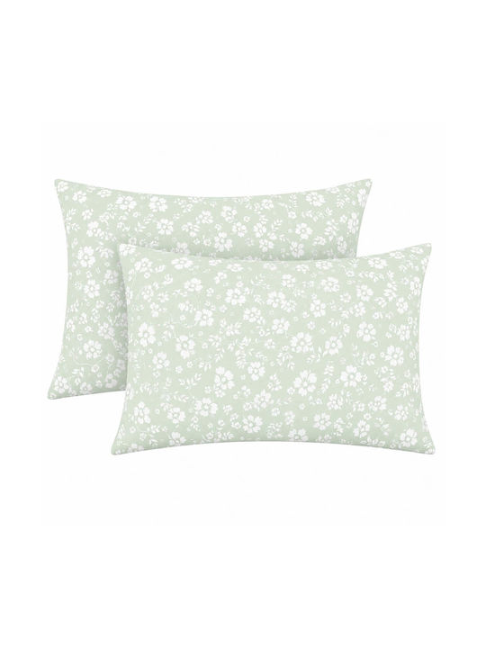 Astron Italy Emily Pillowcase Set Olive 52x72cm