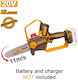 Ingco Pruning Chainsaw Battery Solo Brushless 20V 1.25kg with 20cm Blade