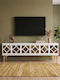 TV-Ständer Weiß M120xP30xH41cm SteweHome