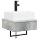 vidaXL Плот със Смесител 40x41x39см Сив