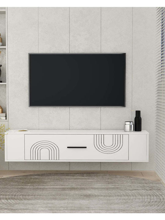 SteweHome TV-Ständer Mehrfarbig M120xP26xH33cm