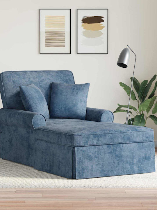 vidaXL Stoffblaues Liegestuhl 157x91x91cm 42022960