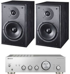 Pioneer Ηχοσύστημα 2.0 A-10AE + Monitor S30 A10AESMGP+D144802P 30W με CD Player