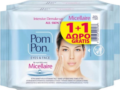 Pom Pon Micellaire Face & Eyes Προϊόν Καθαρισμού Προσώπου