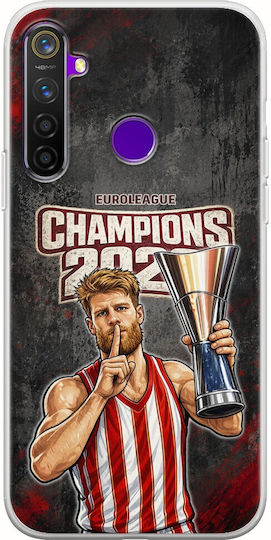 Калъф Kings Europe 2026 Marine Realme 5 Pro Гъвкав TPU Прозрачен Силикон