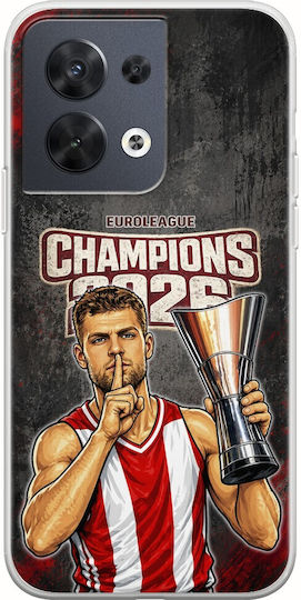 Калъф Kings Europe 2026 Sasha Oppo Reno 8 5g Гъвкав TPU Прозрачен Силикон