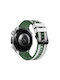 Nylon Hybrid Λουράκι Σιλικόνης Realme Watch S Green White