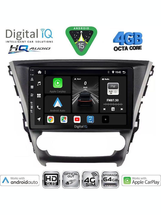 Digital IQ Car Audio System for Toyota Avensis 2016-2019 Bluetooth USB WiFi GPS Apple CarPlay Android Auto with 10" Touch Screen