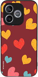 Калъф Sonique Heart Series Honor 600 Lite 5g Бордо