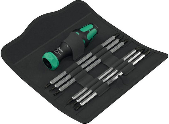 Wera Kraftform Vario Ra Комплект Двустранна Отвертка С Битове 7 Части Куфар