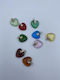 Decorative Heart Monochrome 9 Colors 1.6cm Per Set 100 Pieces