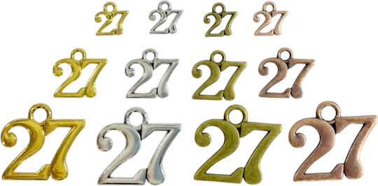 Metallisches Kremasto 26 2,5cm x 2,2cm 0621624 Enthält 25 Stück Anti Kupfer