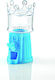 Wedding Favor Light Blue Confetti Machine Crown Φ7x14cm Per Set 3 Pieces