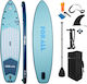 ForAll Inflatable SUP Board with Length 3.05m Light Blue