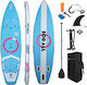 ForAll Inflatable SUP Board with Length 3.05m Light Blue