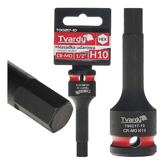 Καρυδάκι Κρουστικό Μύτη Άλλεν H10 1/2" Cr-mo Tvardy