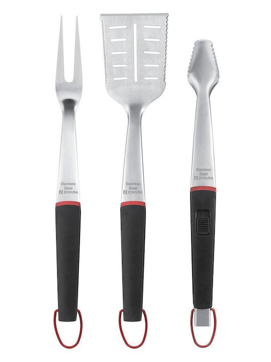 Set 3 Ustensile pentru Grătar Zokura