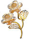 Wedding Favor Metallic Daisies 4 5x7cm Per Set 12 Pieces