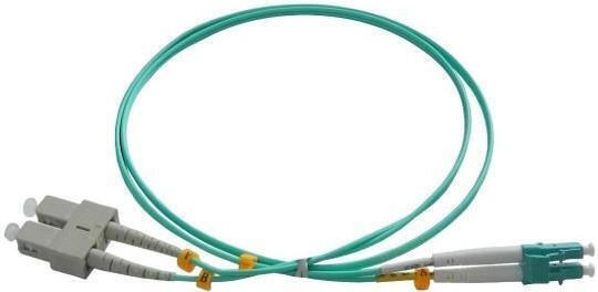 Emtex Fo Patchcord Sc Pc-lc Pc Mm Om3 50/125 Lszh Jacket 3.0mm Duplex 30m