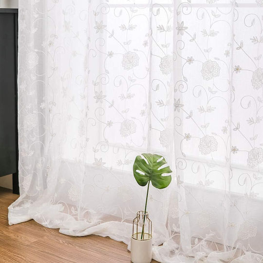 Miulee Perdea De Fereastră Cu Capse Gri 140x175cm Miulee Perdea De Fereastră Cu Capse Gri 140x175cm