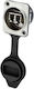 Βύσμα Fiber Lc Double Σασί D-type Seetronic Cover Ip65 Nickel Optical