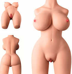 Realskin Puppen Elite Premium Realistische Puppe Masturbator 3D Texturierte Vagina Hintern & Titten