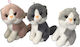 Doly Toys Plüsch-Kätzchen 3 cm Verschiedene Designs 1Stück