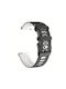 Curea Silicon Dual-Color Amazfit GTR 4 46mm Negru Alb