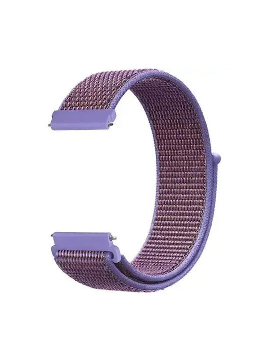 Найлонов Кайшик Лепенка Закопчаване Amazfit Stratos 2s/3 Лилав