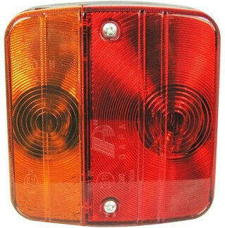 Tail Light Rear Light 4 Functions Trailer Truck Caravan Platform 12v Bulbs