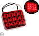 1 Stück Led Zusatz Rückfahrlicht Stop Rot 12V E11